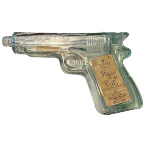 Hijos de Villa Tequila Empty 9mm Gun Glock Shaped Bottle Limited Numbered #49396